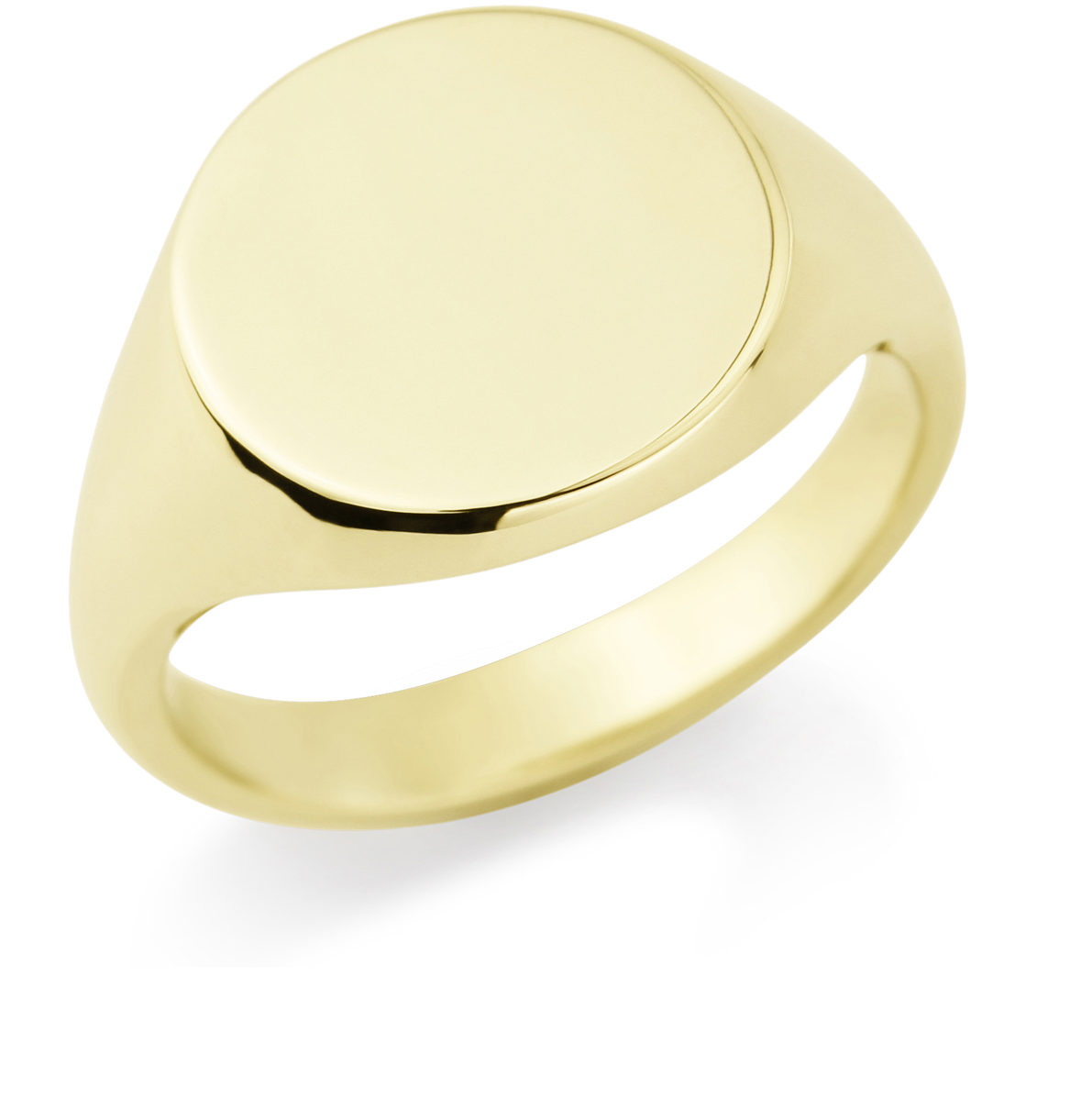 9ct Yellow Gold Signet Ring - Ring (600x600), Png Download