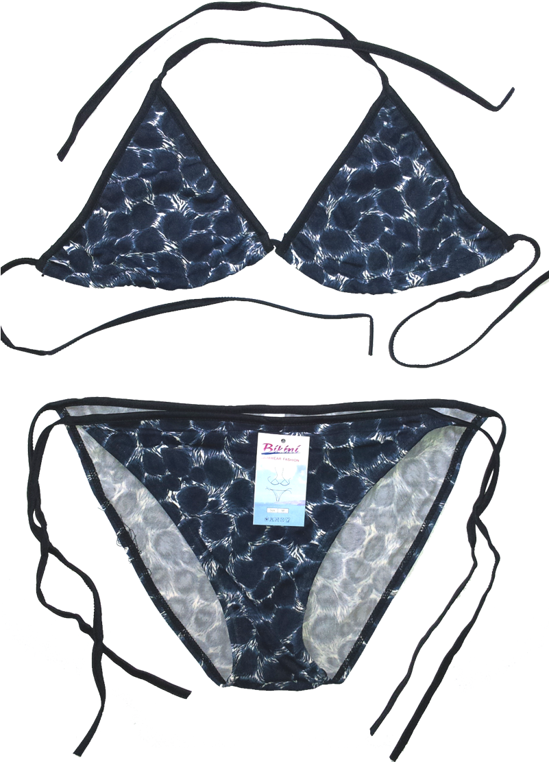 Afbeelding Van Bikini Model 'knuffel-donkerblauw' - Lingerie Top (800x1134), Png Download