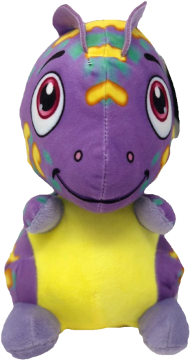World Plush Jurassic Jungle 7" Plush Dinosaur Stuffed - Stuffed Toy (480x640), Png Download