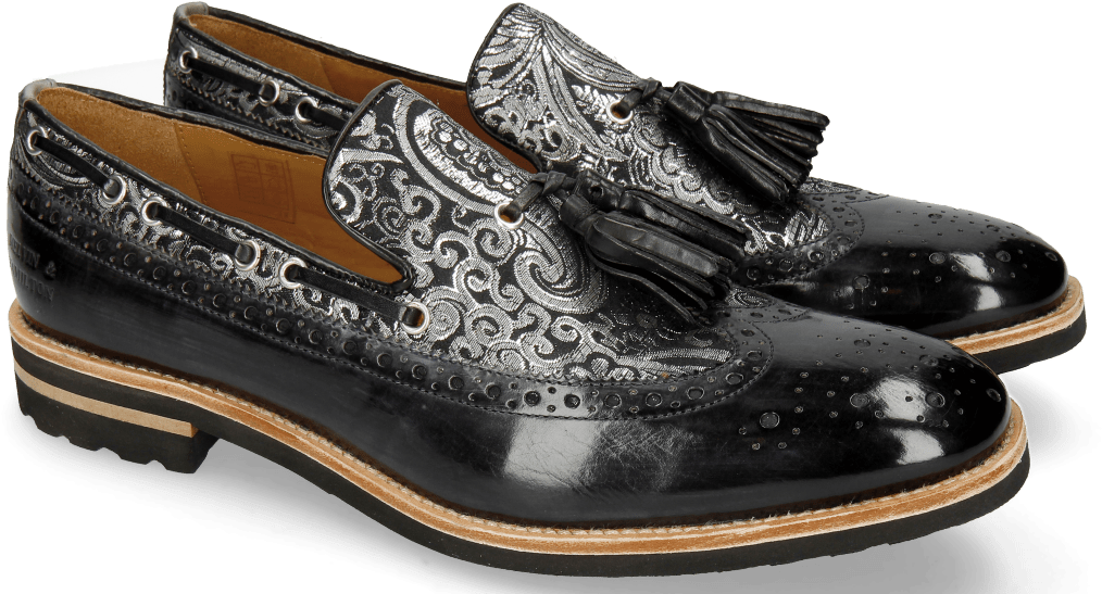 Loafers Eddy 16 Carbon Textile Glory London Fog - Herren Loafers Loafer Oder Mokassins Von Melvin & (1024x1024), Png Download