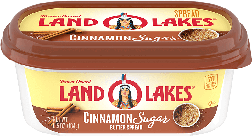 Cinnamon Sugar Butter Spread - Land O Lakes Honey Butter (800x800), Png Download