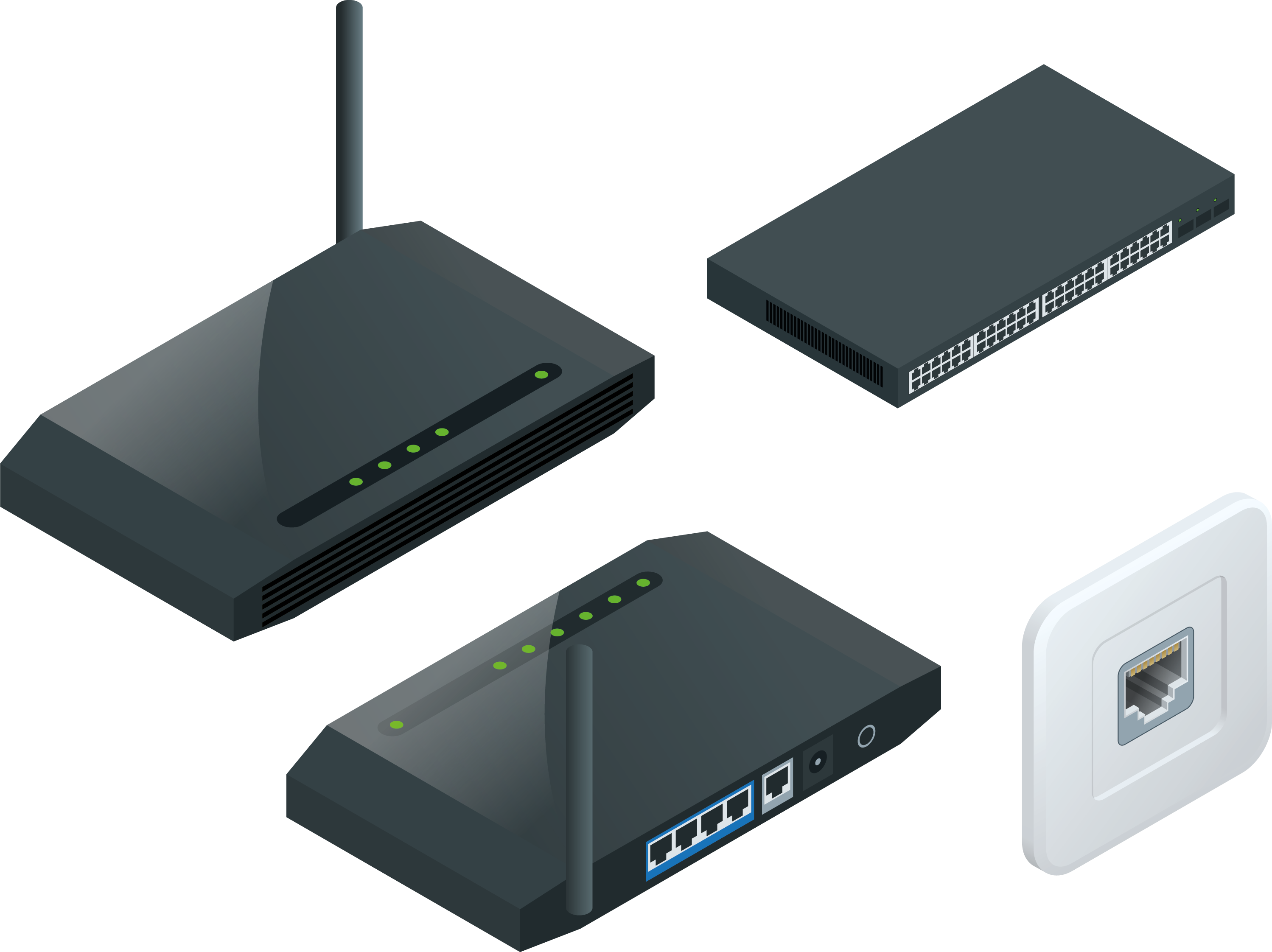 Wireless-networking - Wireless Router (2998x2244), Png Download