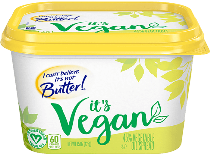 Cant Believe Its Not Butter Vegan (700x511), Png Download