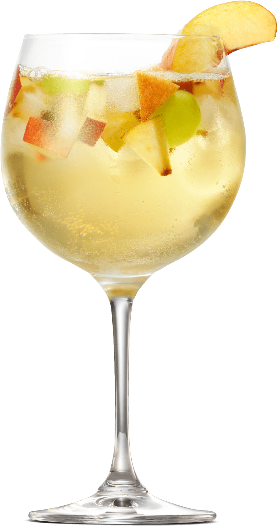 C Peach Sangria Side-c - Wine Glass (1600x1726), Png Download