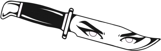 #handpoke #art #knife #glaza #eyes #глаза #нож #хендпоук - Hunting Knife (700x700), Png Download