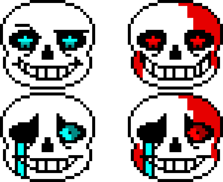 Underswap Sans And Murder Swap Sans Head - Nintendo Switch Sans Mii (750x610), Png Download