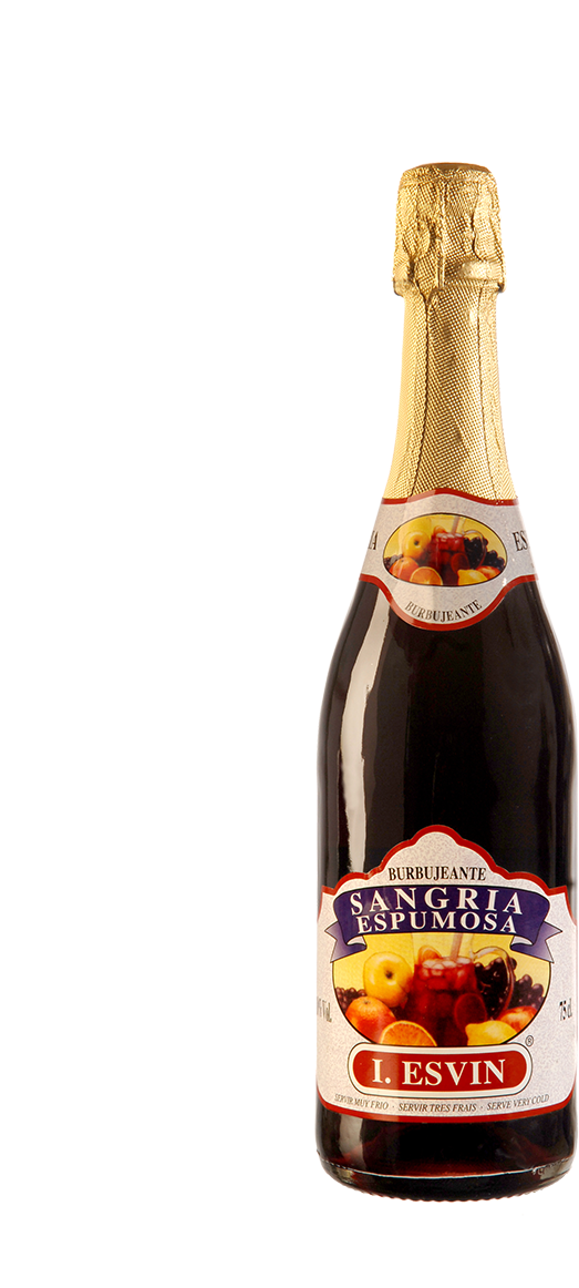 Red Sparkling Sangria - Glass Bottle (800x1204), Png Download
