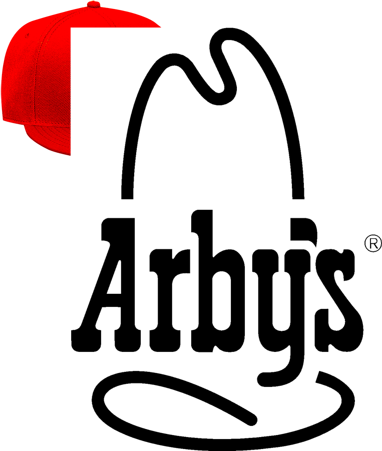 Snapback Flat Bill Hat - Arby's (772x966), Png Download