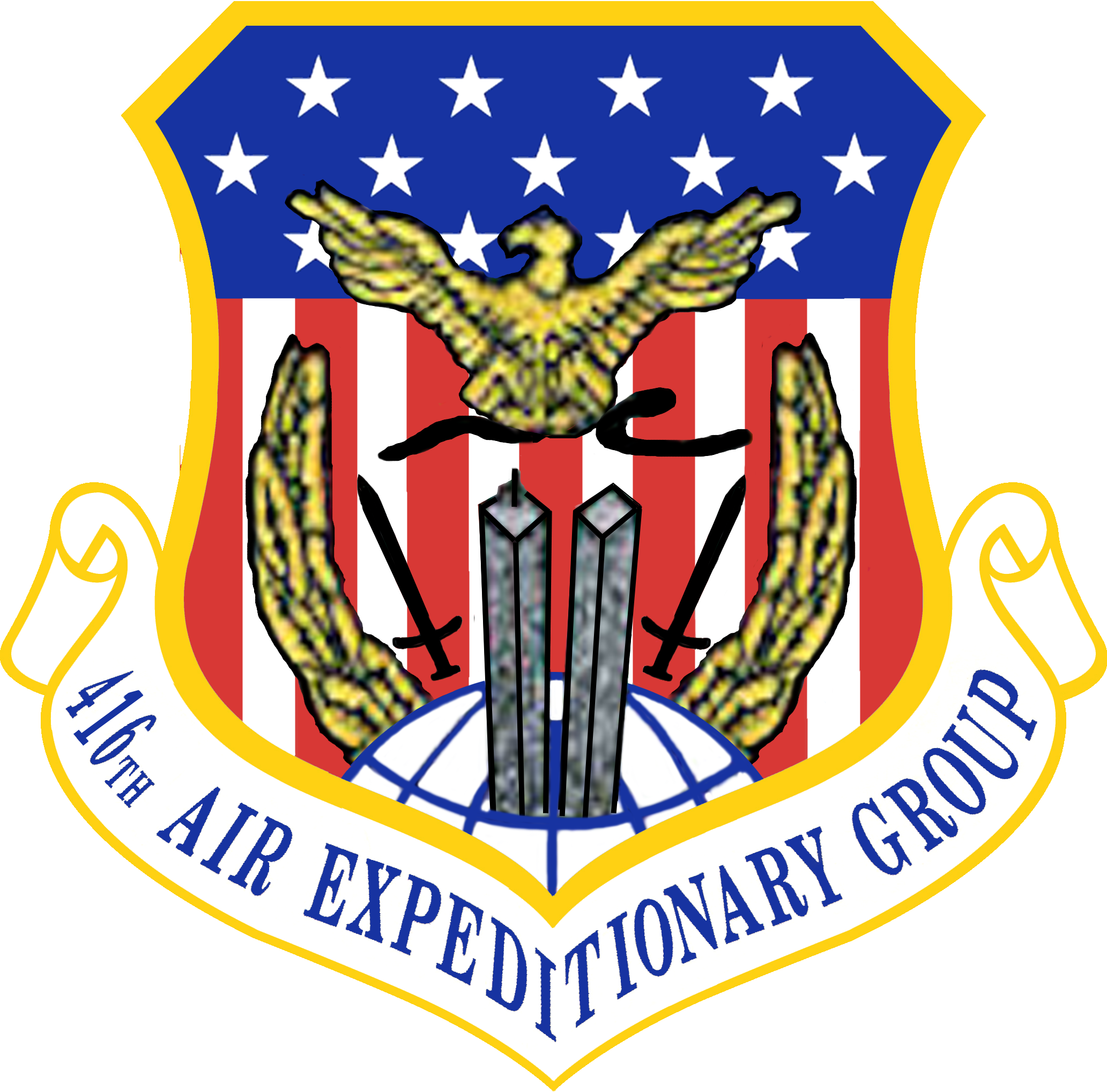 416th Air Expeditionary Group - Air Force (2065x2038), Png Download