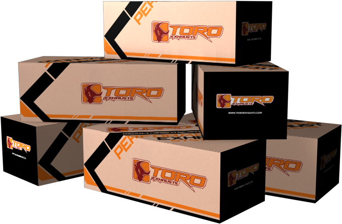 A Stack Of Toro Exhaust Boxes - Box (1200x600), Png Download