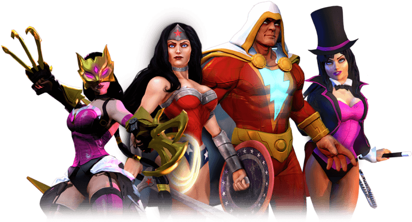 Dc Entertainment And Wb Announce Infinite Crisis Pc - Superhero (825x464), Png Download