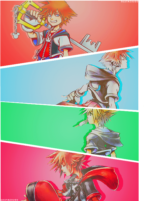 Kingdom Hearts And Sora Image - Sora Kingdom Hearts 1 (500x683), Png Download