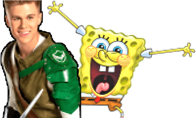 Spongebob (1000x405), Png Download