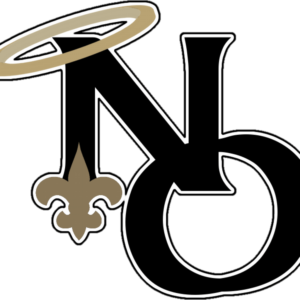 New Orleans Saints Clipart Free - New Orleans Saints Words (1024x1024), Png Download