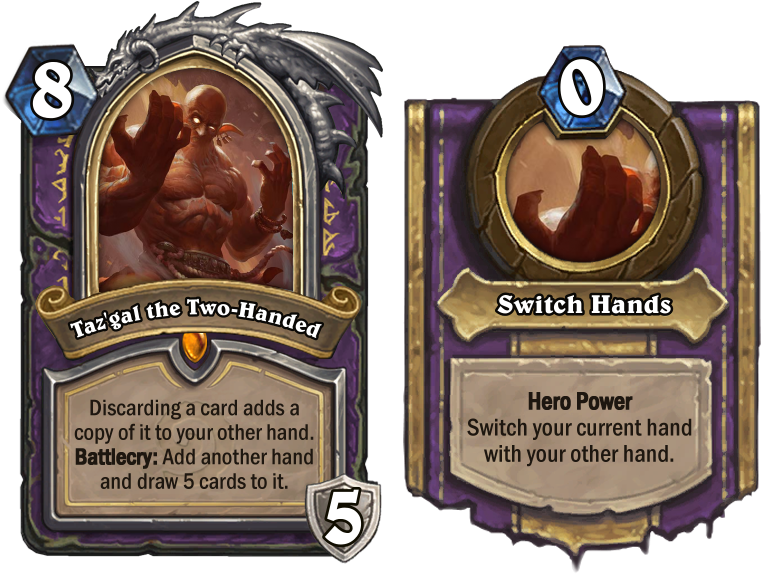 Customhearthstone - Zul Jin Hero Power (800x587), Png Download