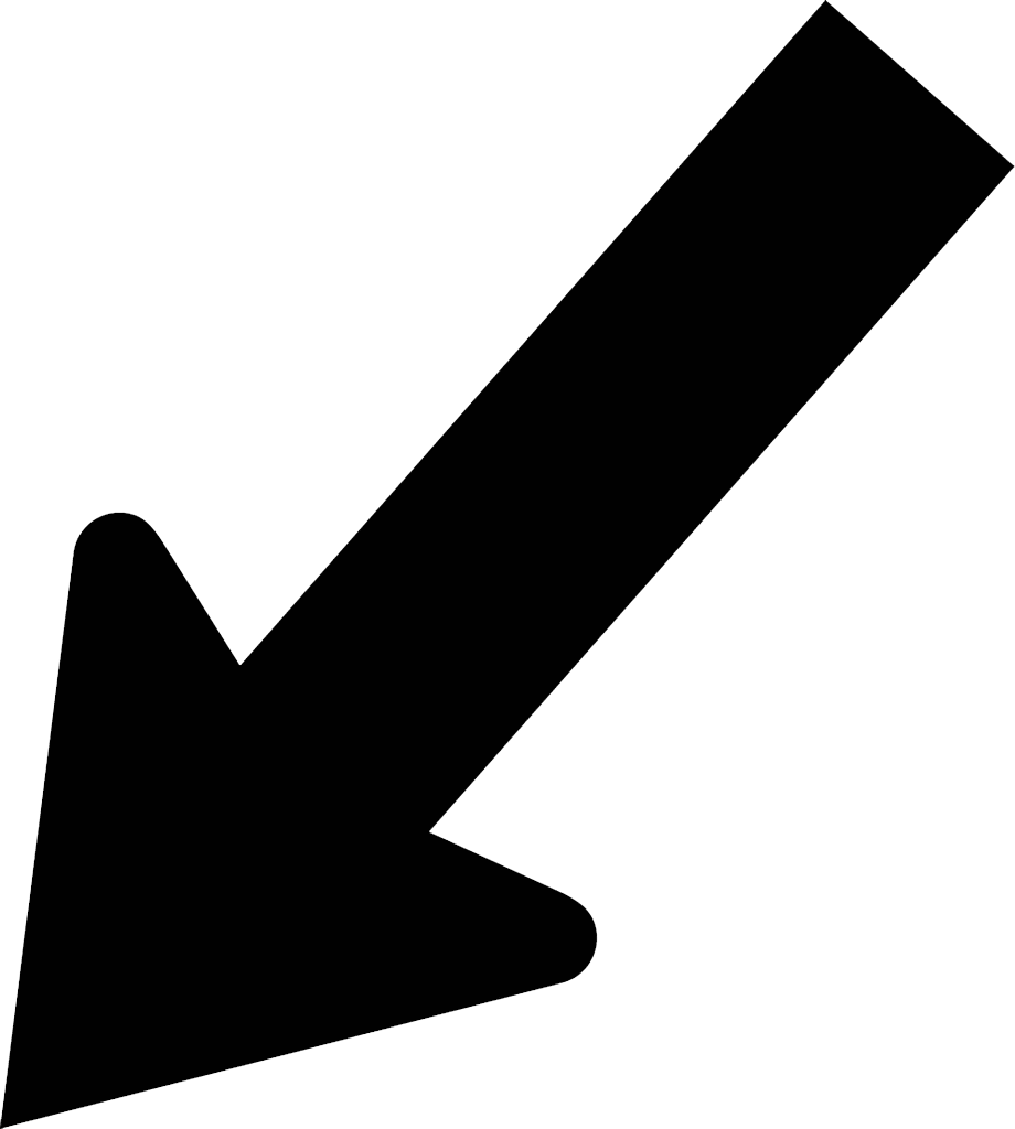 Arrow Diagonal Down Left - Arrow Down Left Png (920x1024), Png Download