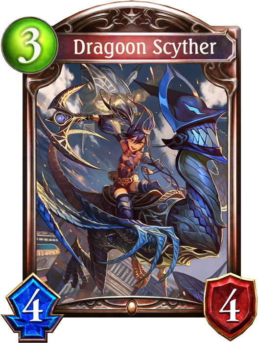 Unevolved Dragoon Scyther Evolved Dragoon Scyther - Card Shadowverse (536x698), Png Download