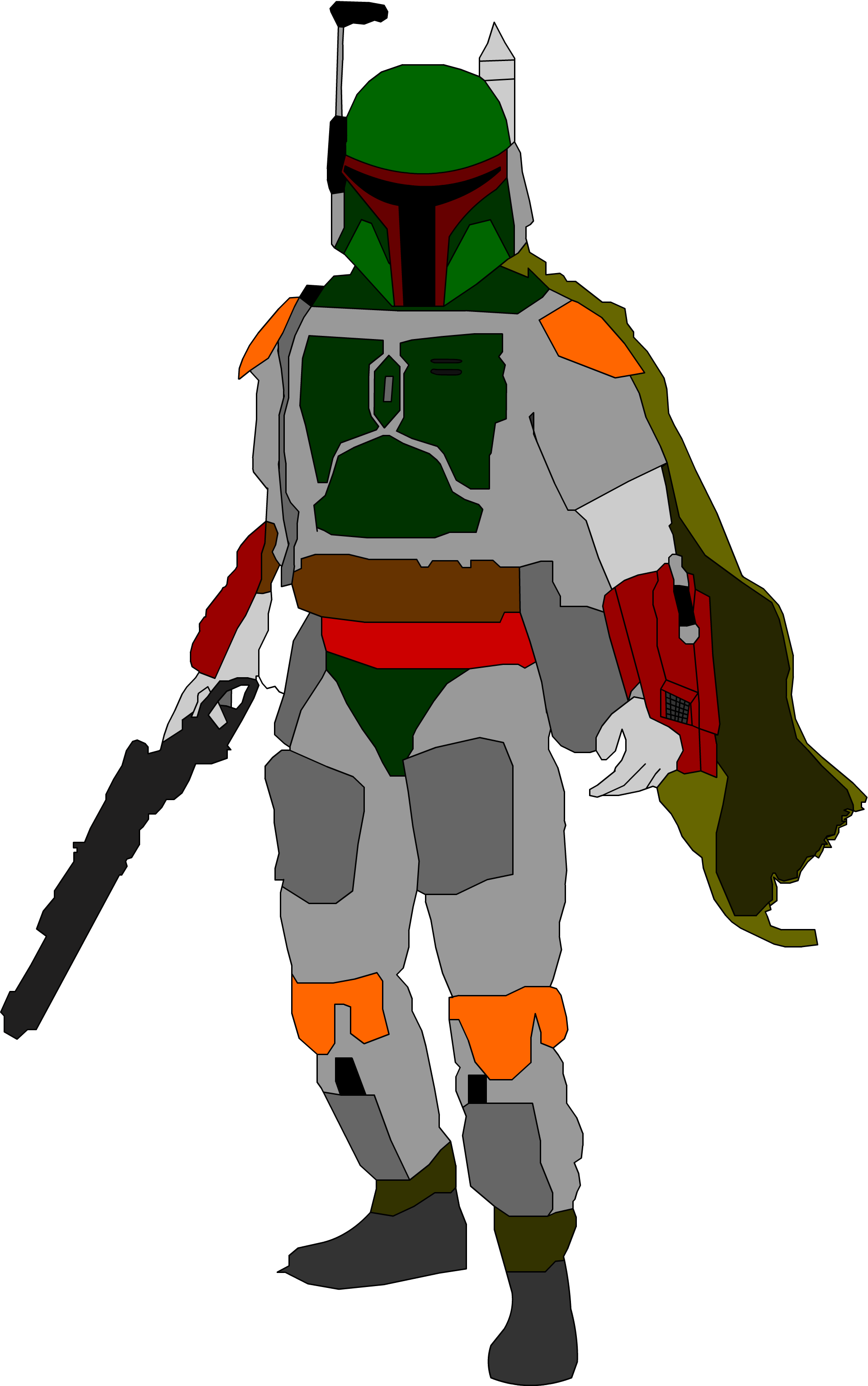 Boba Fett (1920x3066), Png Download
