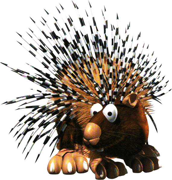 Spiny - Donkey Kong Country 2 Spiny (570x597), Png Download