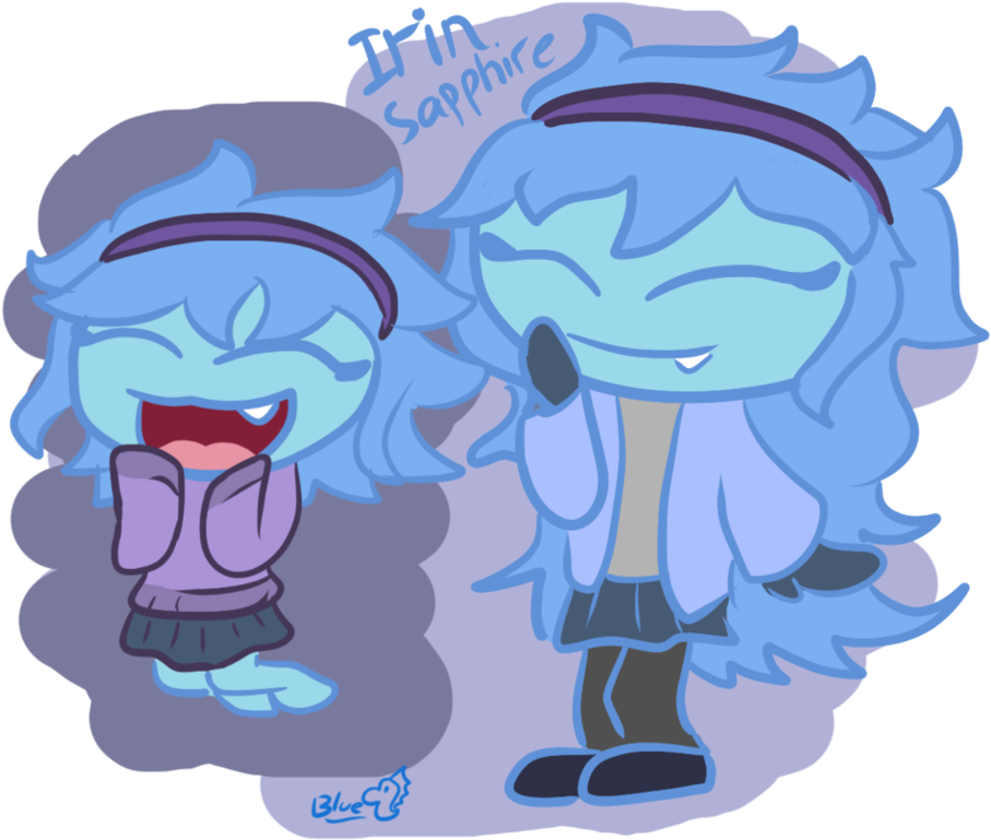 Enthusiastic Porcupine Girl By Bluetide1410 - Cartoon (907x769), Png Download