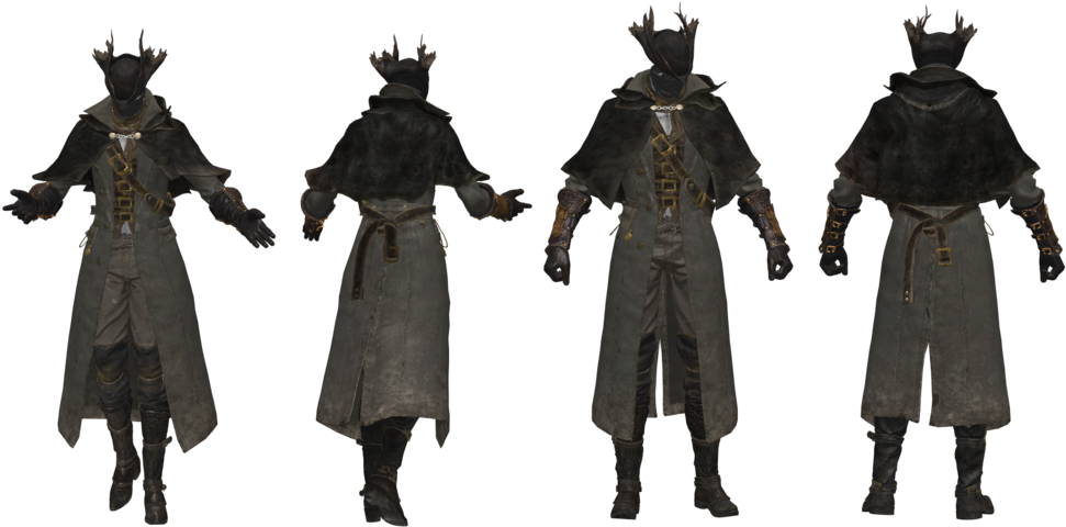All Bloodborne Outfits - Action Figure (1024x658), Png Download