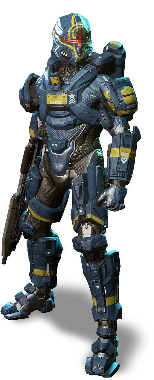 Wears The Deadeye Variant - Halo 4 Spartan Warmaster (726x1290), Png Download