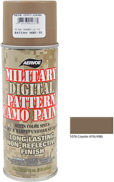 Picture Of Aervoe Coyote Camo Paint - Bottle (713x660), Png Download