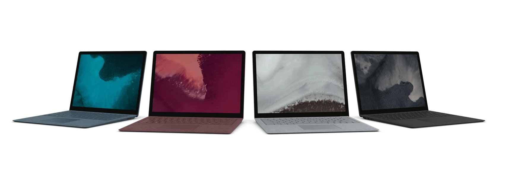 Macbook Air 2018 Vs Surface Laptop - Surface Laptop 2 Platinum (1706x960), Png Download