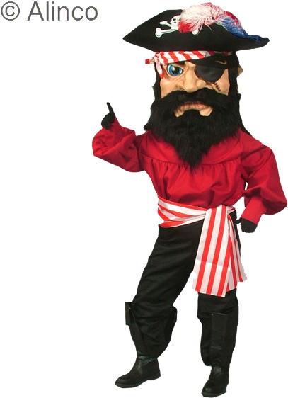 Pirate Mascot Costume (574x574), Png Download