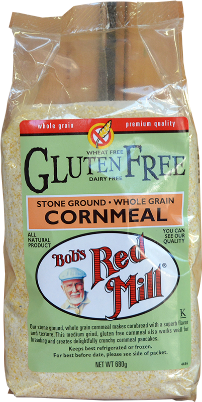 Bob's Red Mill Stone Ground Whole Grain Cornmeal Gf - Bob's Red Mill Gluten Free Cornmeal (800x800), Png Download
