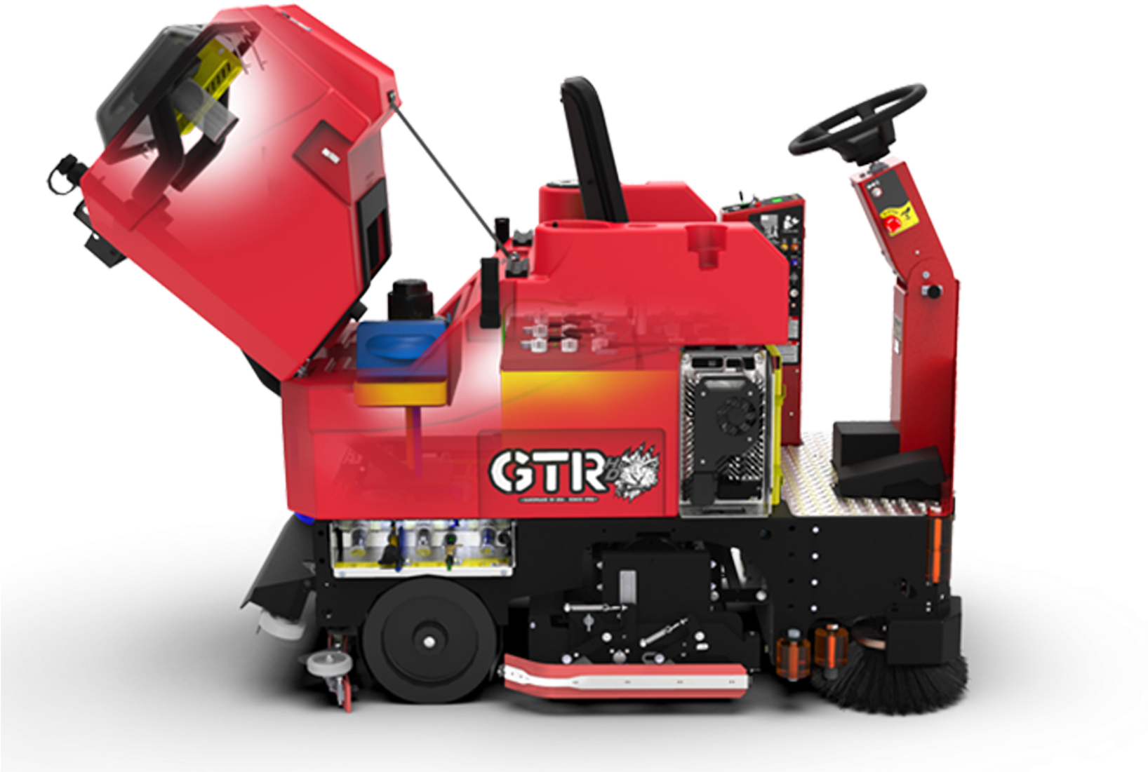 Factory Cat Gtr Rider Scrubber - Factory Cat Gtr (1972x1708), Png Download