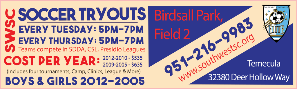 Soccer Tryouts - Sign (1024x309), Png Download