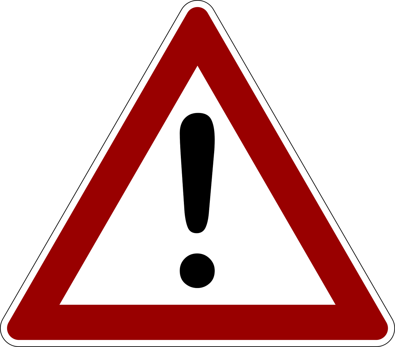 Hazard Png - Warning Clipart Transparent (1280x1124), Png Download