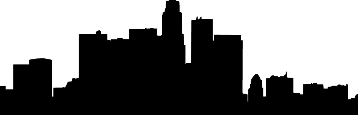 Cityscape-1253x403 - Los Angeles Skyline Png (1253x403), Png Download