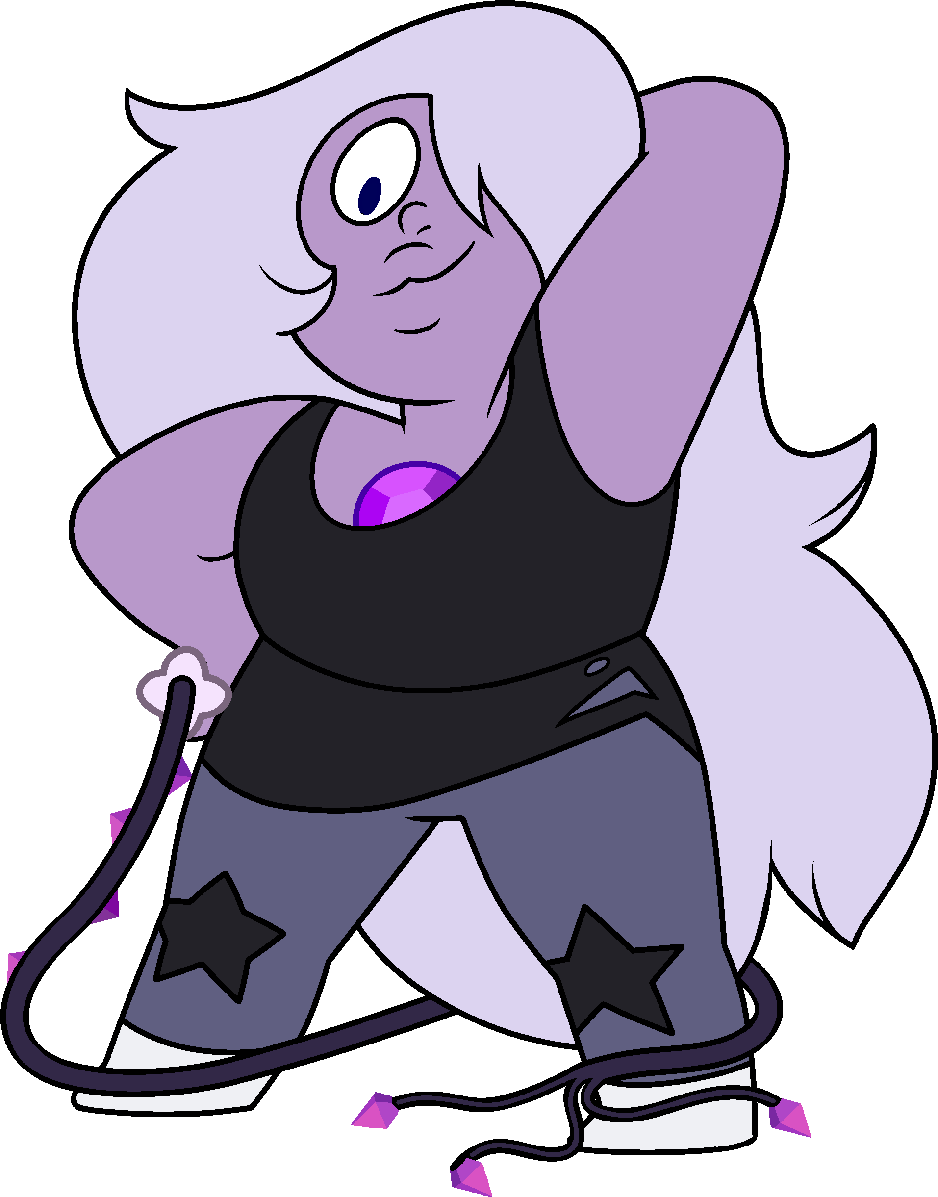 Amethyst - Steven Universe Character Amethyst (2000x2572), Png Download