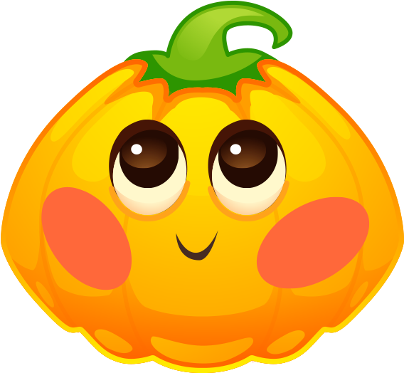 Halloween Pumpkins Emoji Messages Sticker-2 - Pumpkin (618x618), Png Download
