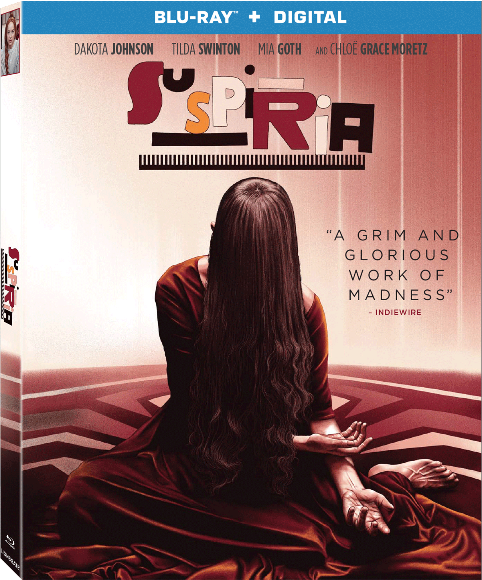 Suspiria Lionsgate Blu-ray Review - Suspiria 2018 Blu Ray (1920x2550), Png Download