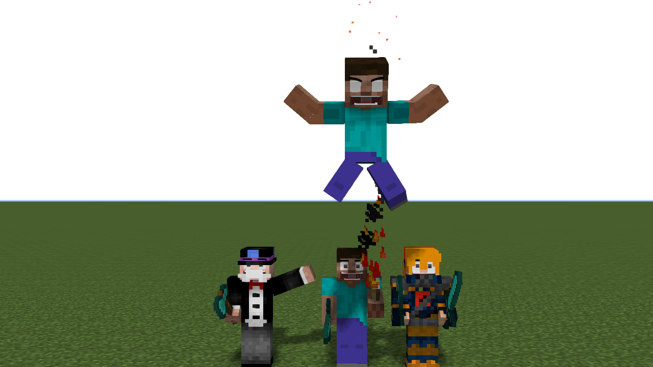 Dvebwng I Made Herobrine - Lego (1280x720), Png Download