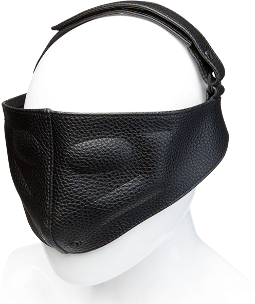 Kink Leather Blinding Mask Black O/s, Size: Small (600x600), Png Download