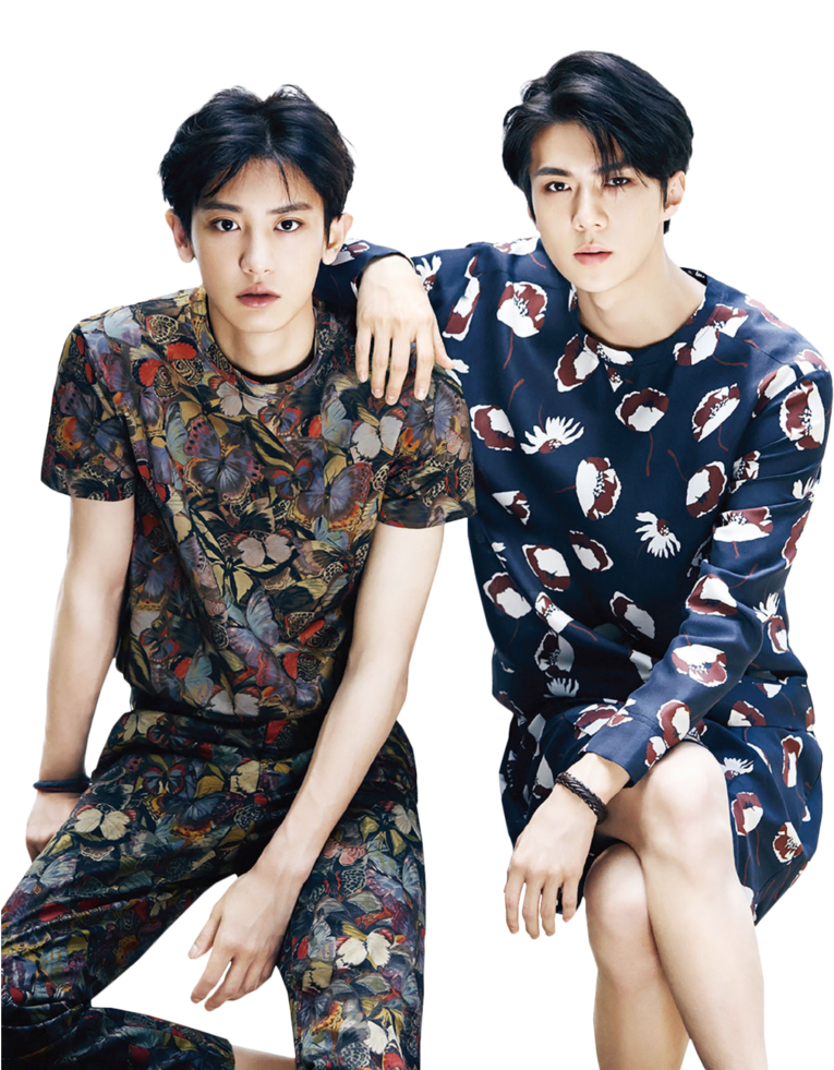 عکس و تصویر - Chanyeol Dan Sehun Exo (777x1027), Png Download