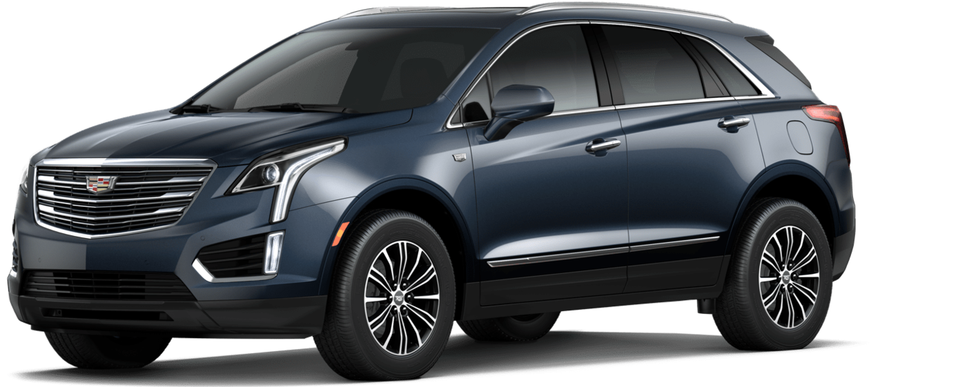 Vehicles Crossovers Xt5 - 2019 Cadillac Xt5 Blue (1613x644), Png Download