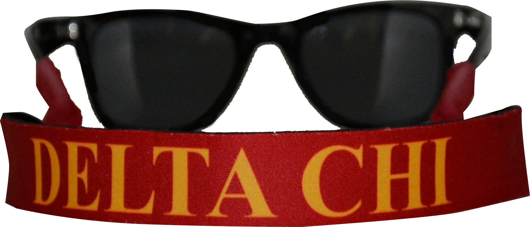 Delta Chi Sunglass Strap Traditional Two Color Delta - Plastic (1738x744), Png Download