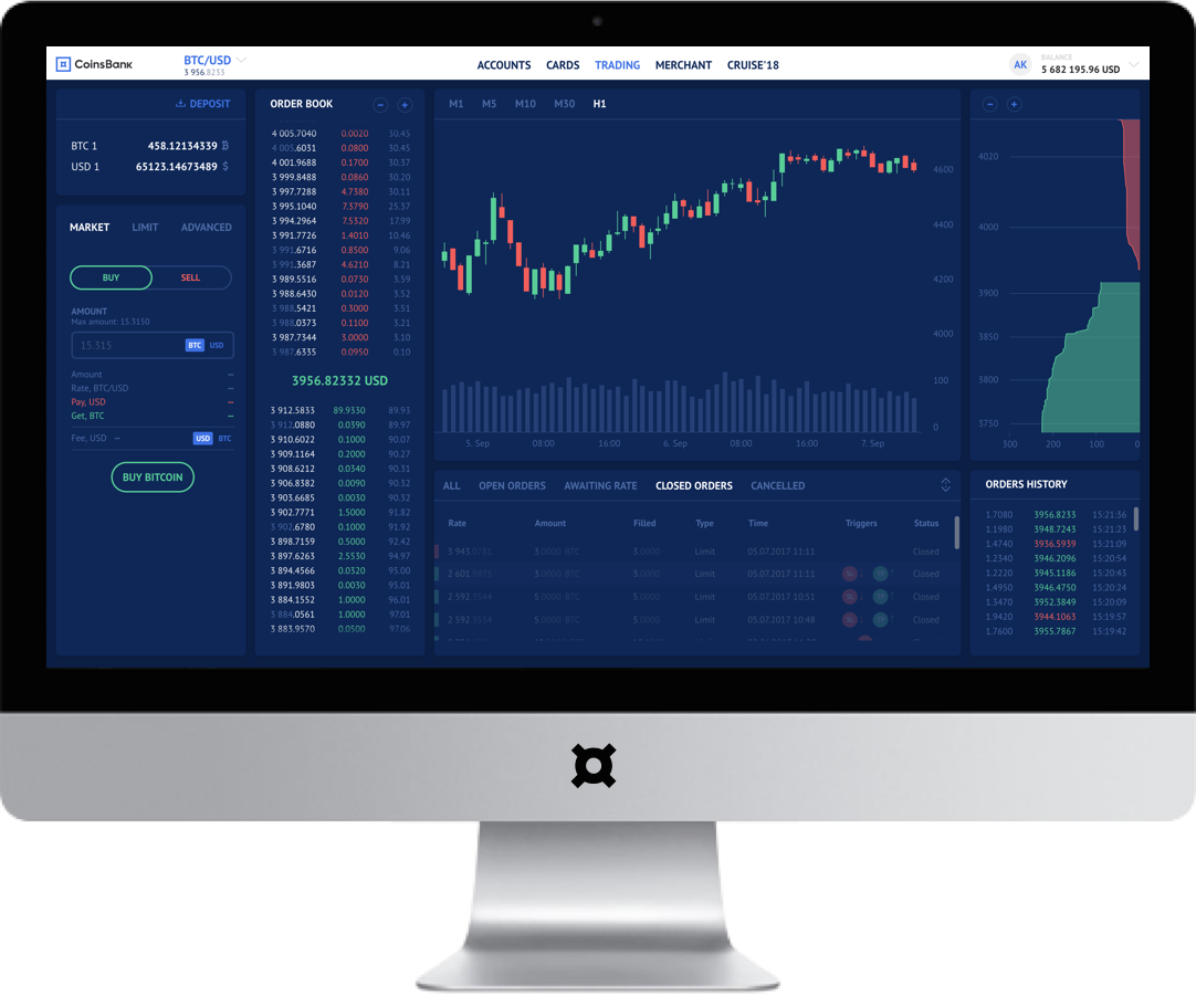 Easy Solution To Trade Your Funds For Profit - Crypto Exchange Interface (1082x902), Png Download