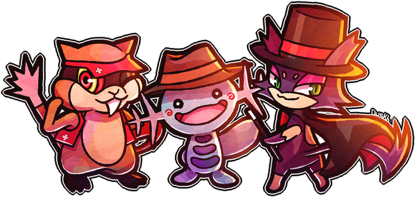 D Artist Name Black Cape Black Hat Cape Duskb Fedora - Cartoon (850x417), Png Download