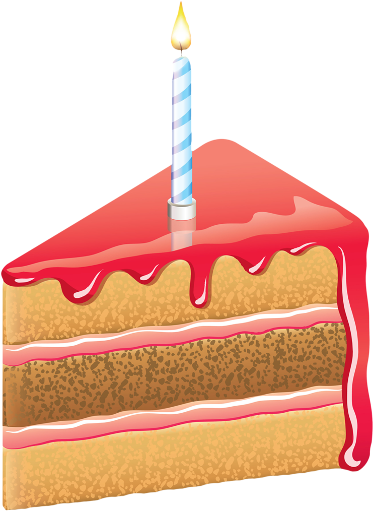 ‿✿⁀ceℓebrate‿✿⁀ - Piece Of Cake Vector (751x1024), Png Download
