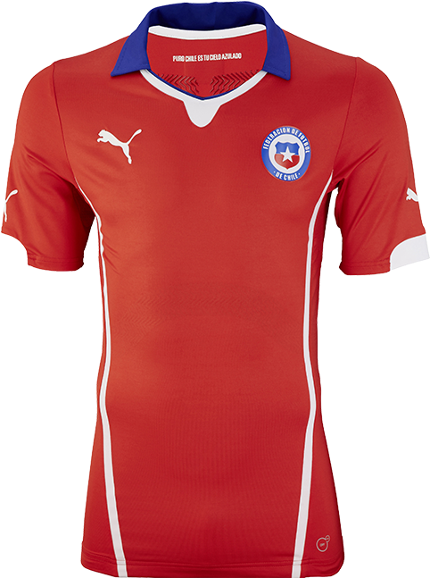 Chile Nueva Camiseta De Chile Para Brasil - Camiseta Do Chile Png (490x651), Png Download
