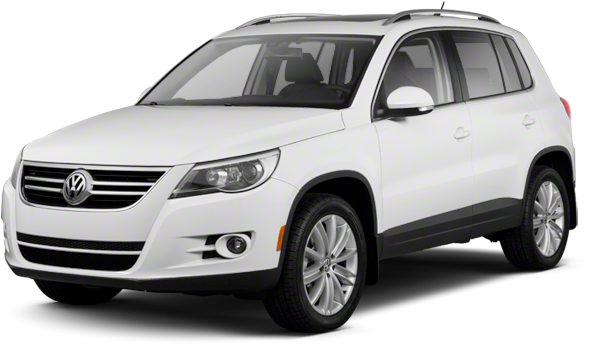 2011 Volkswagen Tiguan 4wd 4dr Se 4motion Wsunroof - 2011 Volkswagen Tiguan White (640x480), Png Download
