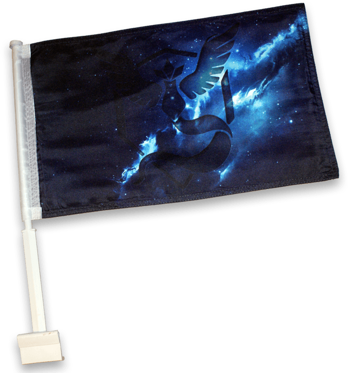 Flag Pgo Mystic Design - Batman (1000x776), Png Download
