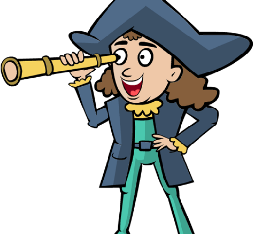 Columbus Cliparts - Christopher Columbus Cartoon Png (640x480), Png Download