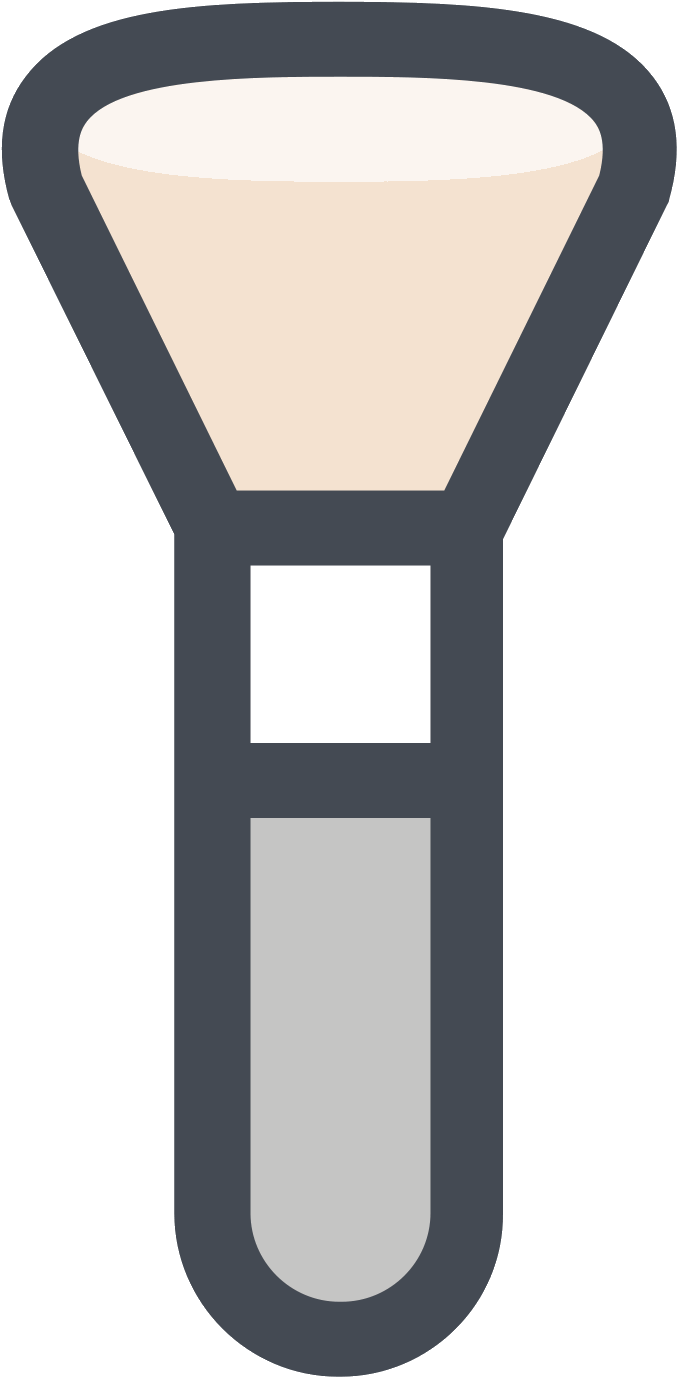 The Logo Is Of A Cosmetic Brush, With The Bristles - Girly Icons Png (1600x1600), Png Download